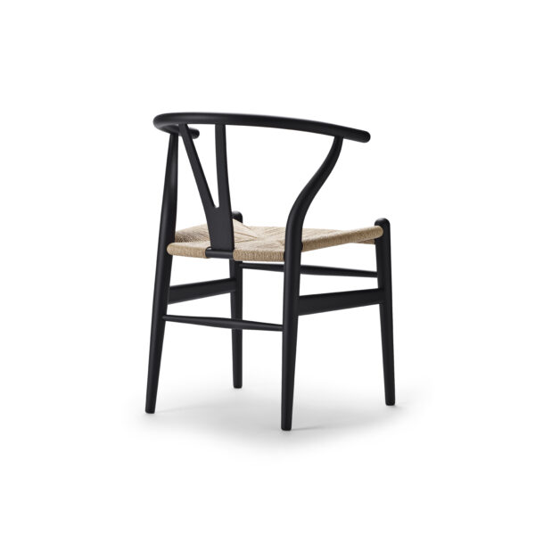 Y-stolen - Wegner - Model CH24 - Soft lakeret bøg - Sort - Image 4