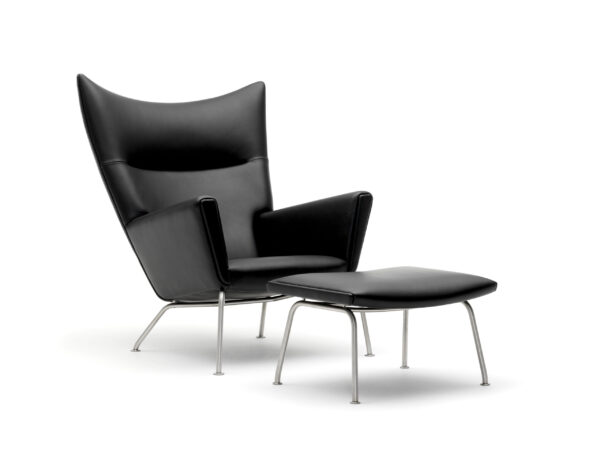 Skammel til Wing Chair & Oculus Chair - Wegner - Model CH468 - Image 2