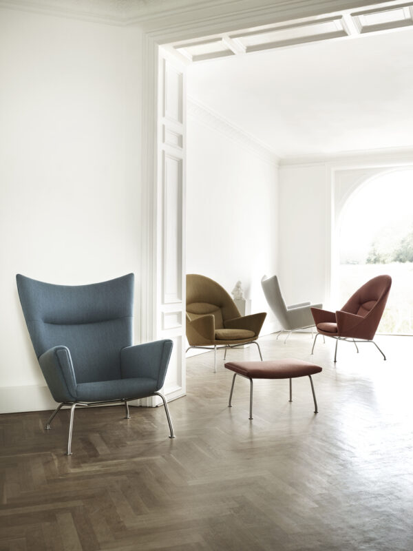 Skammel til Wing Chair & Oculus Chair - Wegner - Model CH468 - Image 9