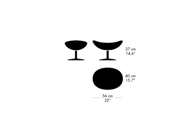 Skammel Ægget - Arne Jacobsen - Model 3127 - Image 5