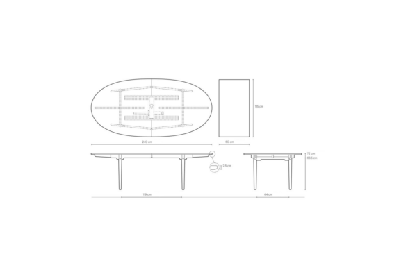 Spisebord - Wegner - Model CH339 - Image 10