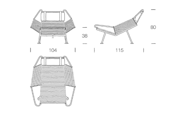 Flaglinestol - Wegner - Model PP225 - Image 19