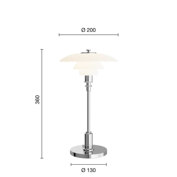 Bordlampe - PH 2/1 Portable - Poul Henningsen - Image 15