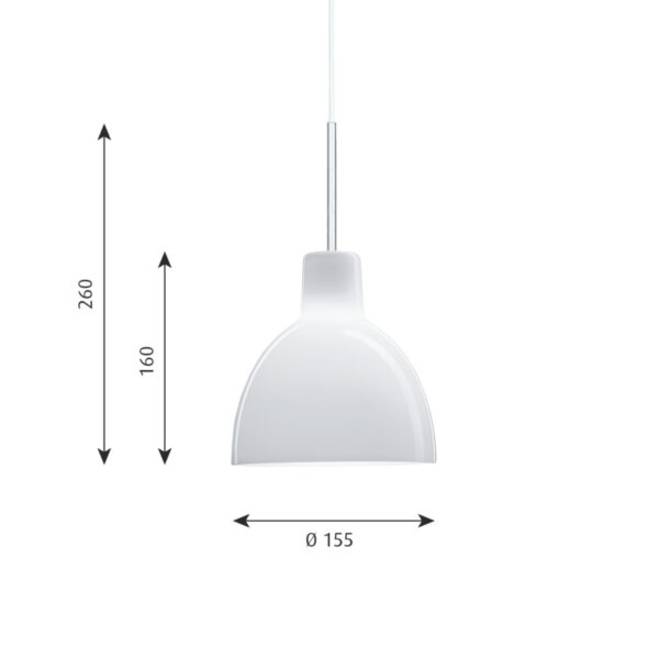 Pendel - Toldbod 155/220 Glas - Louis Poulsen - Image 11