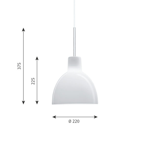 Pendel - Toldbod 155/220 Glas - Louis Poulsen - Image 12