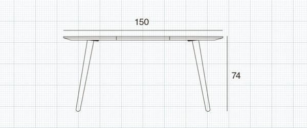 Spisebord - Via CPH - Model Eat Round Ø100 m/ udtræk - Image 11